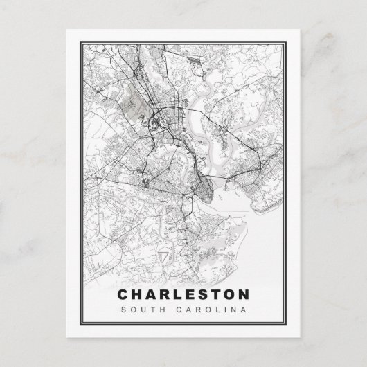 Postale Carte de Charleston (Devant)