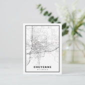 Postale Carte de Cheyenne (Debout devant)