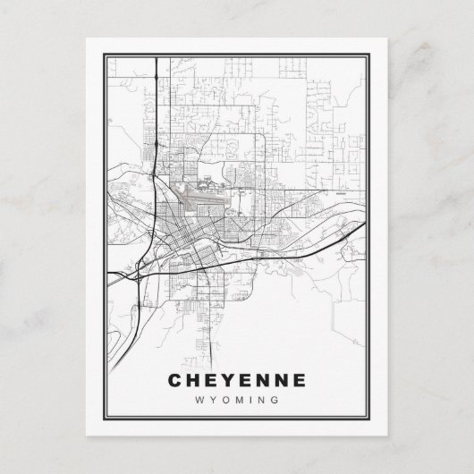 Postale Carte de Cheyenne (Devant)