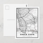 Postale Carte de Chula Vista (Devant / Derrière)