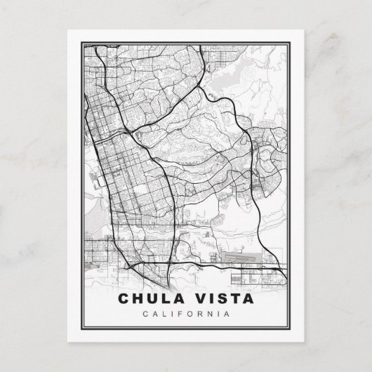 Postale Carte de Chula Vista (Devant)