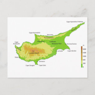 Postale Carte de Chypre