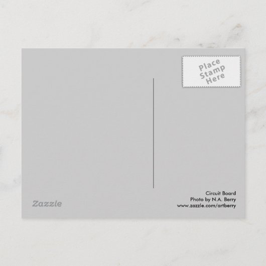 Postale Carte de circuit (Dos)