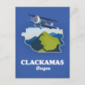 Postale Carte de Clackamas Oregon États-Unis (Devant)