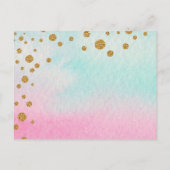 Postale Carte de classe Mermaid Valentine's - taille carte (Dos)