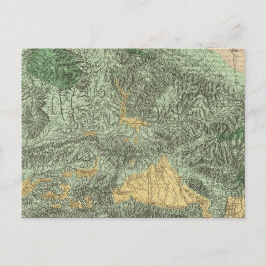 Postale Carte de classification des terres de Californie (Devant)