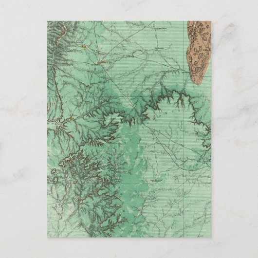 Postale Carte de classification des terres du Nouveau-Mexi (Devant)