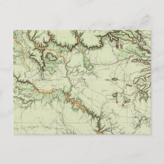 Postale Carte de classification des terres du Nouveau-Mexi (Devant)