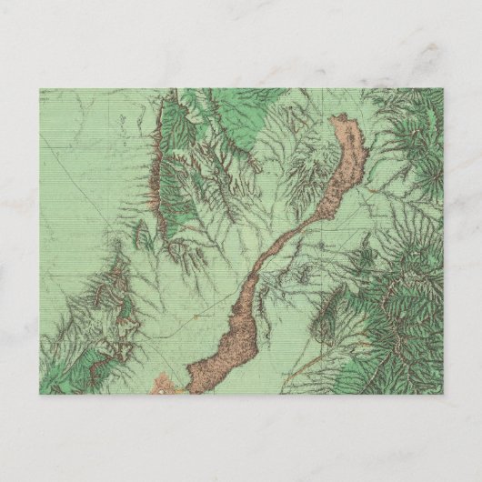 Postale Carte de classification des terres du sud-ouest du (Devant)