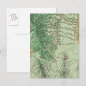 Postale Carte de classification des terres du sud-ouest du (Devant / Derrière)