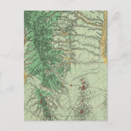 Postale Carte de classification des terres du sud-ouest du (Devant)