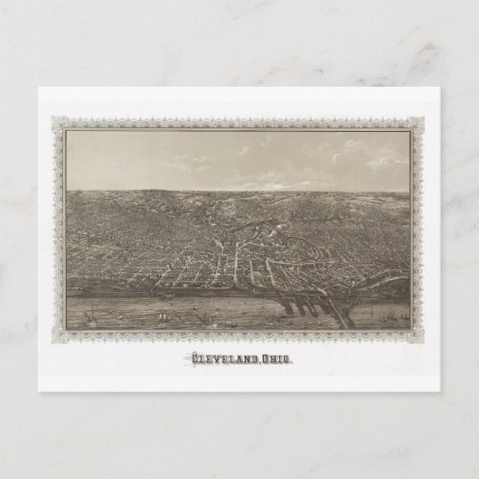 Postale Carte de Cleveland, Ohio (Devant)