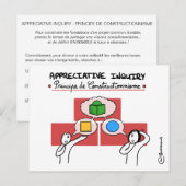 Postale Carte de Coaching "AI - Principe de Construction" (Devant / Derrière)