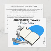 Postale Carte de Coaching "AI - Principe de Simultanéité" (Devant / Derrière)