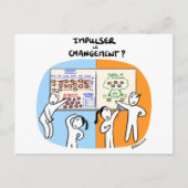 Postale Carte de coaching "Comment impulser le changement" (Devant)