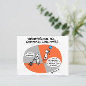 Postale Carte de coaching "Croyances aidantes" (Debout devant)