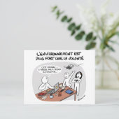 Postale Carte de coaching : Environnement - vs. Volonté (Debout devant)