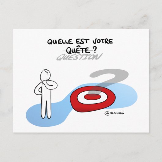 Postale Carte de Coaching "Formuler sa quête" (Devant)