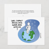 Postale Carte de Coaching "Impact de vie" (Devant / Derrière)