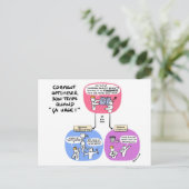 Postale Carte de coaching "Optimizer son temps" (Debout devant)