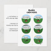 Postale Carte de coaching "Pensée créatrice" (Devant / Derrière)