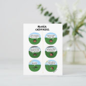 Postale Carte de coaching "Pensée créatrice" (Debout devant)