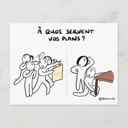 Postale Carte de coaching "Plans d'action S.U.P.E.R." (Devant)