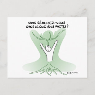 Postale Carte de Coaching "Réalisation de soi"