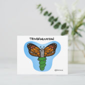 Postale Carte de coaching "Transformation" (Debout devant)