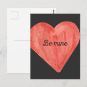 Postale Carte de cœur à moi (Devant / Derrière)