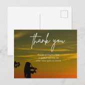 Postale Carte de coeur du Merci de diplôme moderne (Devant / Derrière)