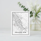 Postale Carte de College Station (Debout devant)