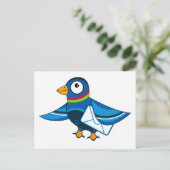 Postale Carte de commande Pigeon avec enveloppe de courrie (Debout devant)