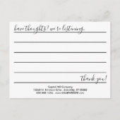 Postale carte de commentaire (Devant)