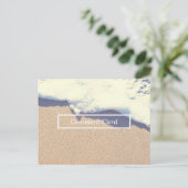 Postale carte de commentaire d'onde balisée (Debout devant)