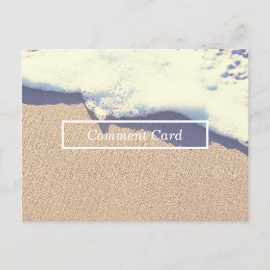 Postale carte de commentaire d'onde balisée (Devant)