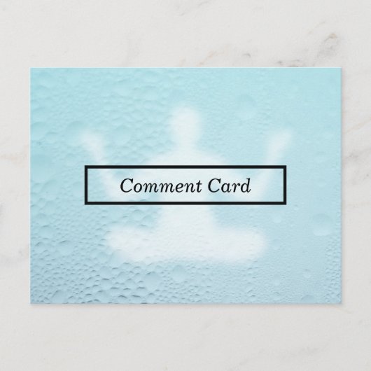 Postale carte de commentaire yoga blur (Devant)