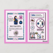 Postale Carte de commerce Galoa - Gadolinium (Dos)