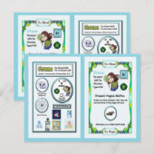 Postale Carte de commerce Strauna - Strontium (Devant / Derrière)