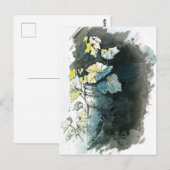 Postale Carte de condoléances avec vigne (Devant / Derrière)