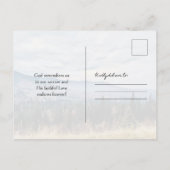 Postale Carte de condoléances Blue Mountain View (Dos)