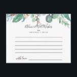 Postale Carte de conseil de Mariage coloré tropical<br><div class="desc">Cette carte de conseil aux mariages floraux tropicaux colorés est parfaite pour un mariage de destination. Le design présente des fleurs blanches, jaunes, roses, rousses avec de magnifiques feuilles vert aquarelle, inspirant l'élégance. Ces cartes sont parfaites pour un mariage, une douche nuptiale, un baby shower, une fête de remise de...</div>