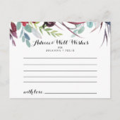 Postale Carte de conseil de Mariage de luxe Whimsical Boho (Devant)