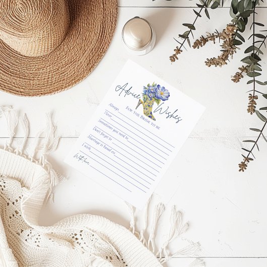 Postale Carte de conseil et de réponse HighHeel Shoe et We