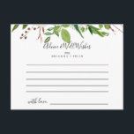Postale Carte de conseil Mariage Floral White Winter Peony<br><div class="desc">Cette carte de conseil aux mariages floraux à pivoines blanches en hiver est parfaite pour un mariage moderne. Le design présente de belles pivoines blanches dessinées à la main et entassées dans de beaux bouquets aux bourgeons bordeaux et aux feuilles verts. Ces cartes sont parfaites pour un mariage, une douche...</div>