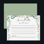 Postale Carte de conseil minimaliste pour Mariage Eucalypt<br><div class="desc">Cette carte de conseil minimaliste pour mariage d'eucalyptus vert est parfaite pour un mariage moderne. Le design se compose d'aquarelles dessinées à la main par d'élégantes branches d'eucalyptus botaniques et de feuilles, décorant des cadres géométriques. Ces cartes sont parfaites pour un mariage, une douche nuptiale, un baby shower, une fête...</div>