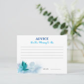 Postale Carte de conseil pour le Baby shower de baleine (Debout devant)