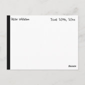 Postale Carte De Conseil Pour Le Parti Gradué Drôle (Dos)