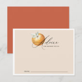 Postale Carte de conseils pour Baby Shower thème Little Cu (Devant / Derrière)