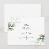 Postale Carte de conservation de la verdure espagnole (Devant / Derrière)